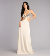 Marybelle Satin A-Line Formal Dress