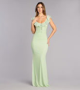 Emberly Mesh Mermaid Formal Dress