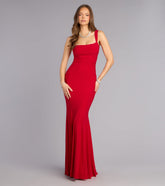 Sheila Glitter Lace-Up Formal Dress