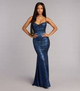 Josephine Glitter Mermaid Formal Dress