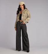 Urban Edge Camouflage Puffer Jacket