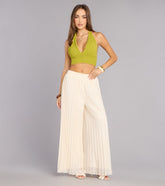 Floating Moment Pleated Palazzo Pants
