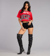 Power Moment Sequin Velvet Hot Shorts