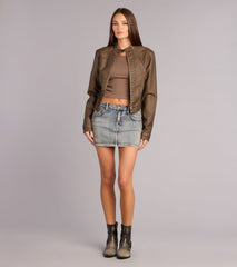 Laid Back Babe Denim Skort