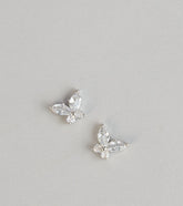 Shine On Butterfly Stud Earrings