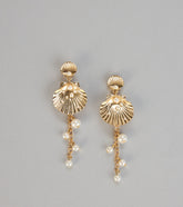 Ocean Glow Pearl Shell Earrings
