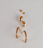 Finishing Touch Three-Pack Earring Set