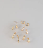 Daily Rotation Six-Piece Earring Set