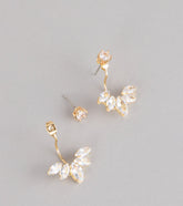 Styled Sparkle Cubic Zirconia Earrings