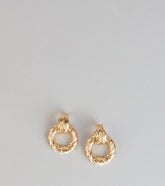 Styled To Be Seen Statement Door Knocker Earrings