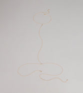 Delicate Glow Rhinestone Body Chain