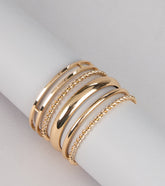 Chic Stack Five Piece Bangle Bracelet Set