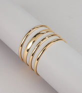 Stacked In Shine Bangle Bracelet Set