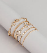 Easy Polish Five Chain Bracelet Set