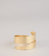 Cool Girl Shine Hammered Bracelet Cuff