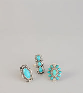 Boho Spirit Ring Trio