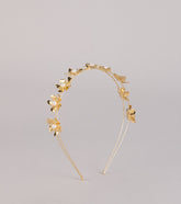 Golden Hour Bloom Pearl Flower Headband