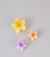 Pretty Petals Flower Hair Claw Clip Set