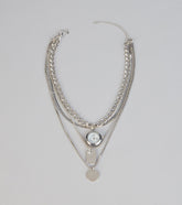 Clocked In Chic Layered Necklace