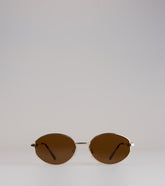Sleek Mood Metal Oval Sunglasses