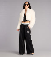Ultra Game NFL Las Vegas Raiders Wide-Leg Sweatpants