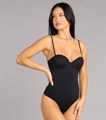 Undercover Chic Lace Trim Bodysuit