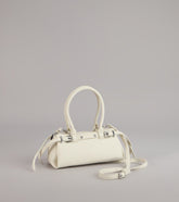 Chic Plans Buckle Strap Mini Handbag