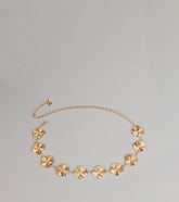 Golden Intent Textured Disc Chain Belt