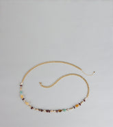 New Obsession Beaded Stone Chain Belt