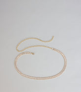 Shimmer Statement Cubic Zirconia Belt