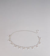 Glam Bow And Pearl Charm Belt