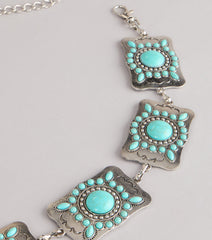 Desert Glow Concho Chain Belt