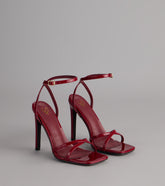 Statement Status Patent Stiletto Heels