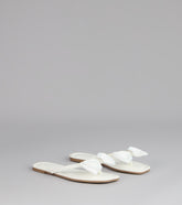 Sweet Steps Bow Thong Sandals