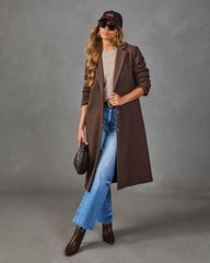 Breezy City Fall Pocketed Coat