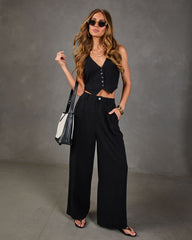 Leva Pocketed Wide Leg Pants
