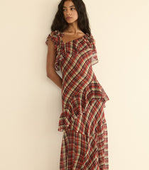 FERNANDA DRESS -- ROSEMERE PLAID