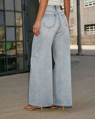 Laurie Super Stretch High Rise Wide Leg Jean