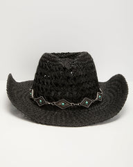 Main Stage Straw Western Hat