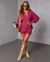 Serene High Rise Knit Shorts