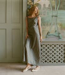 MARISELLE DRESS -- CHAUMONT PAISLEY