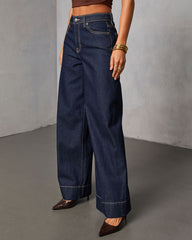 Weekend Plans High Rise Wide Leg Jeans