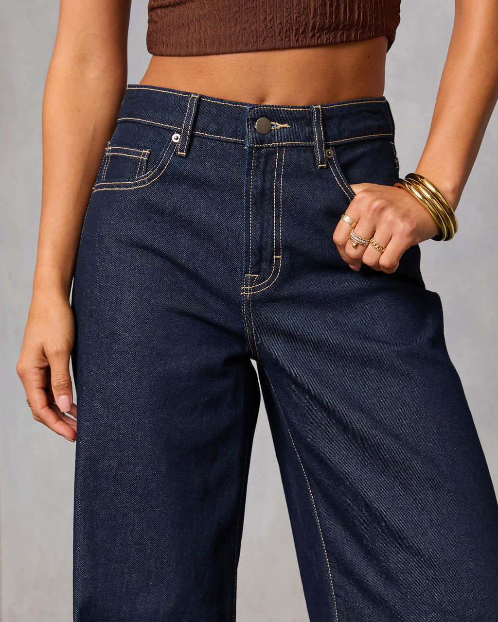 Weekend Plans High Rise Wide Leg Jeans