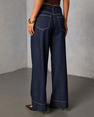 Weekend Plans High Rise Wide Leg Jeans