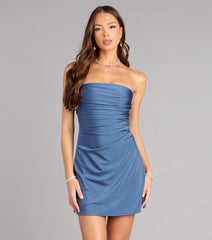 Last Call Strapless Mini Dress