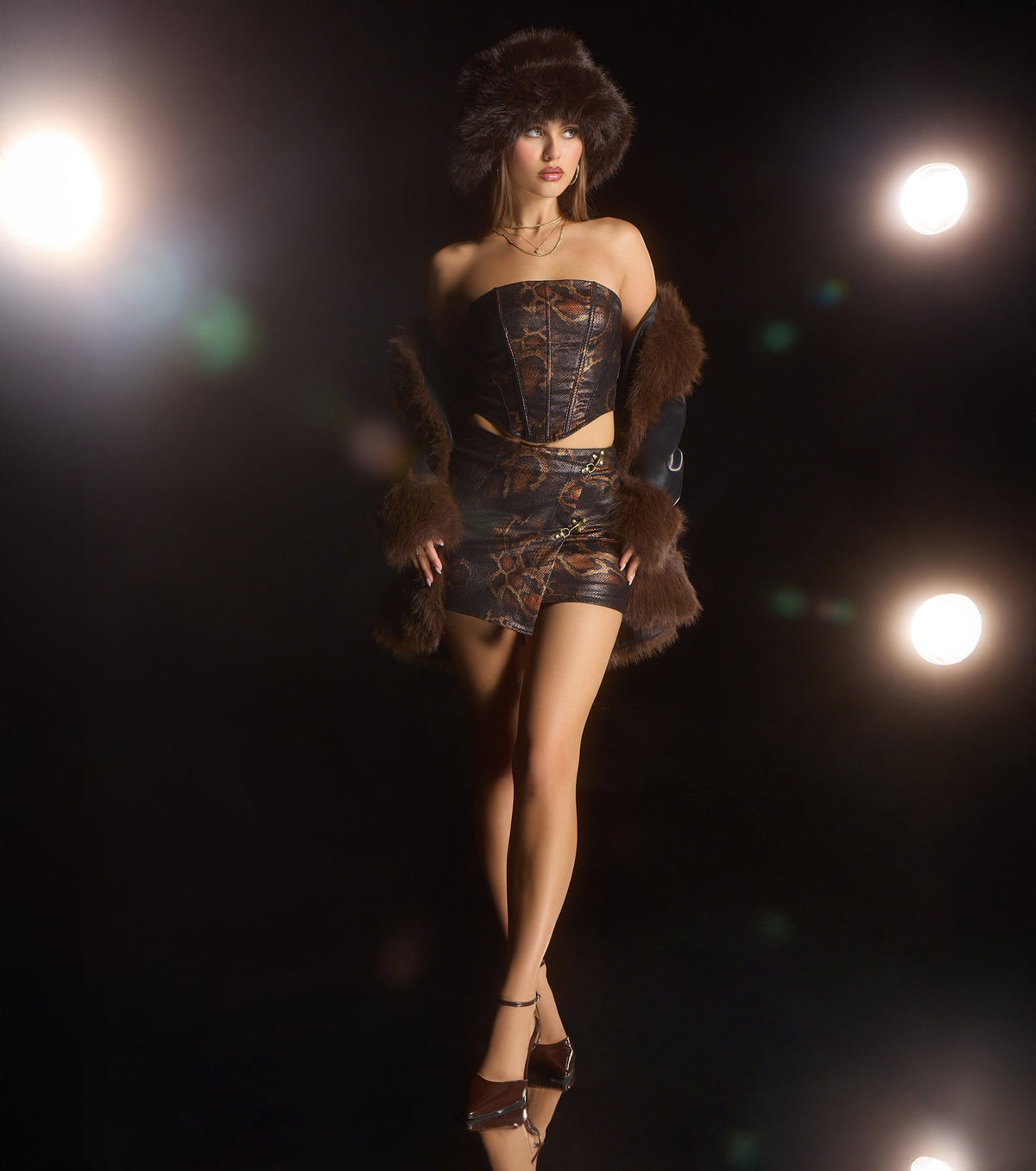 Untamed Energy Animal Print Mini Skirt