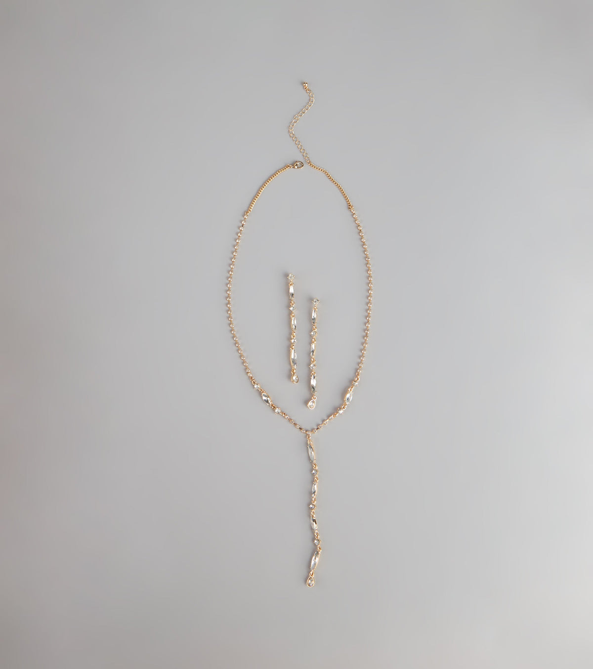 Luxe Glow Necklace And Earrings Set