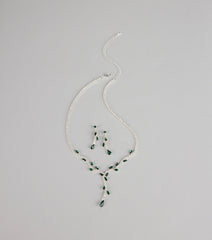 Enchanted Forest Marquise Jewelry Set
