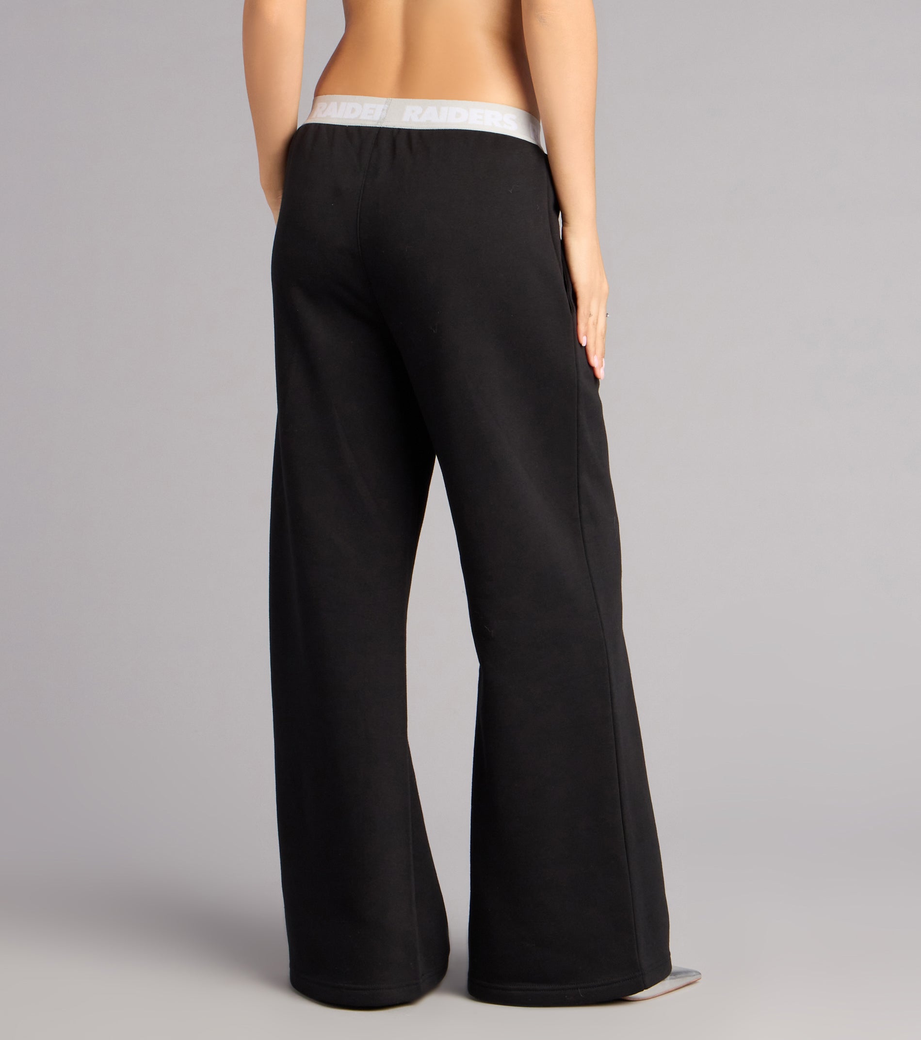 Ultra Game NFL Las Vegas Raiders Wide-Leg Sweatpants