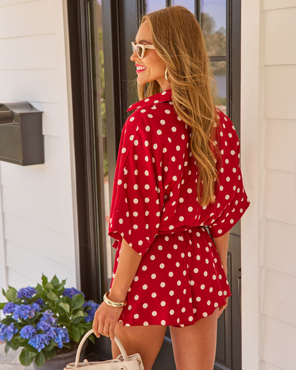 Glow Hour Waist Tie Romper
